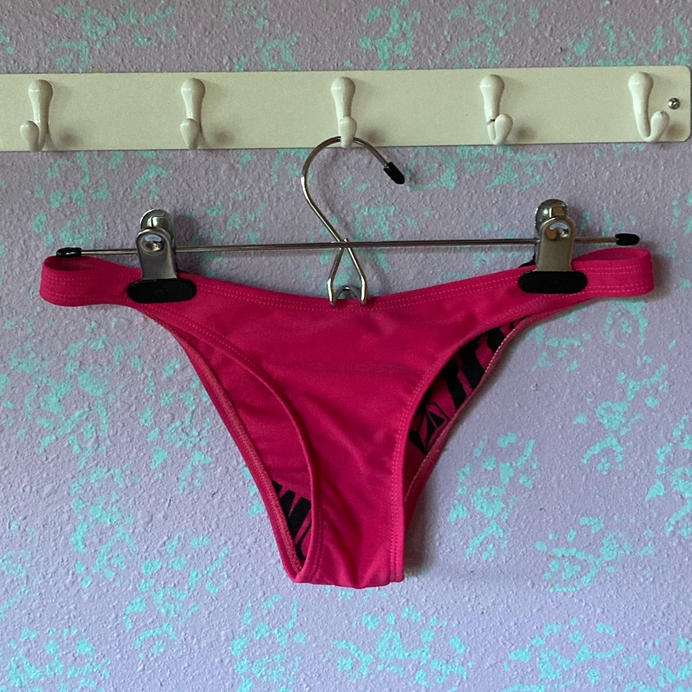 Bright Pink Volcom Bikini Bottoms